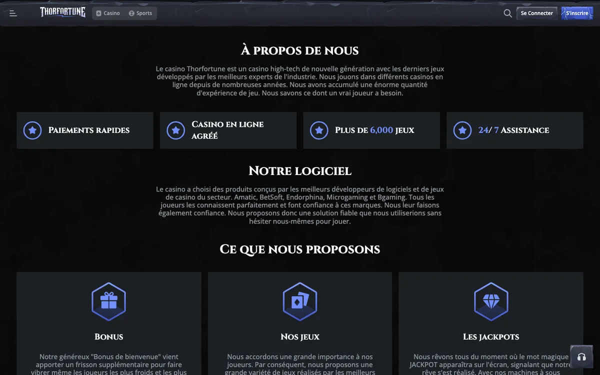 Présentation officielle de Thor Fortune